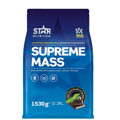 Star Nutrition Supreme Mass Gainer – Budgetfavorit – vegetarisk gainer bäst i test 2026