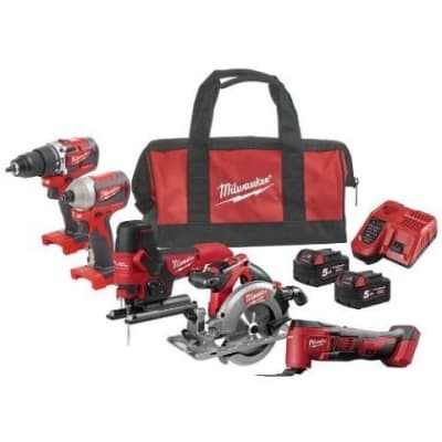 Milwaukee M18 Fpp5k-502b Verktygspaket – Prispressad vinnare – verktygspaket bäst i test 2026