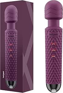 Trådlös magisk väggmassageapparat elektrisk stav massageapparat för nacke axlar ben 20 vibrationsmönster och 8 hastighetsinställningar vibrator främjar stressminskning trådlös massagestav lila – Bäst i test – vibrator bäst i test 2026