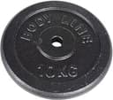 Bodyline 10 kg gjutjärnskiva för skivstång, hantel och styrketräning - 25 mm diameter - för gym, fitness, hemträning
