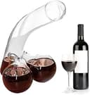 Roligt whiskykaraffset, vinkaraff, unik glasbehållare för skotsk whisky, glaskaraff, vindekanter, 550 ml, rolig present till dina nära och kära