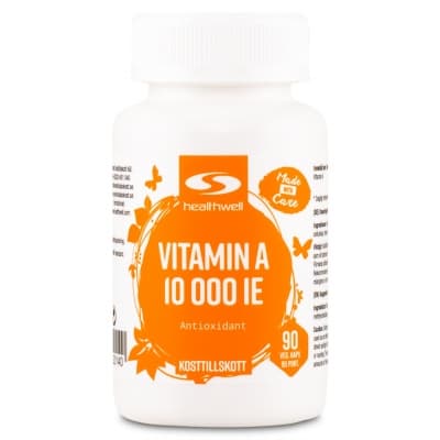 Healthwell Vitamin A 10000 Ie – Starkast dos – Vitamin A bäst i test 2026