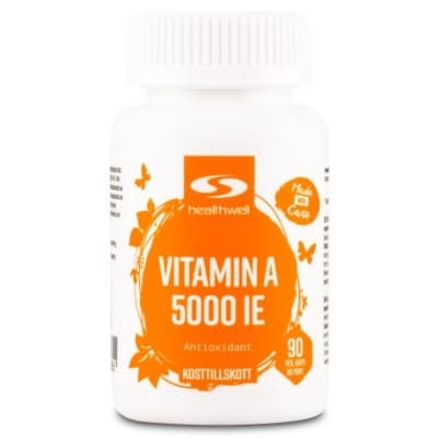 Healthwell Vitamin A 5000 Ie – Bäst i test – Vitamin A bäst i test 2026