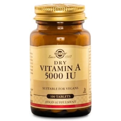 Solgar Dry Vitamin A 5000 Iu – Veganskt toppval – Vitamin A bäst i test 2026