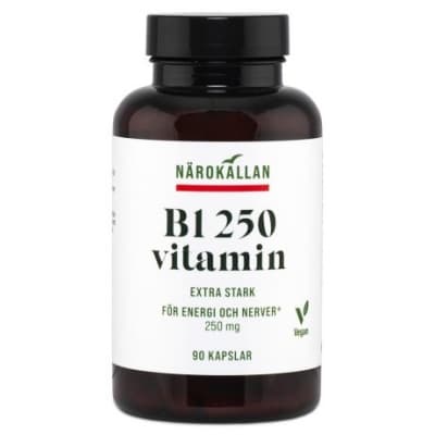 Närokällan B1 250 Mg – Toppexklusiv – vitamin b1 tiamin bäst i test 2026