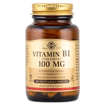 Solgar Vitamin B1 100 Mg – Populäraste valet – vitamin b1 tiamin bäst i test 2026
