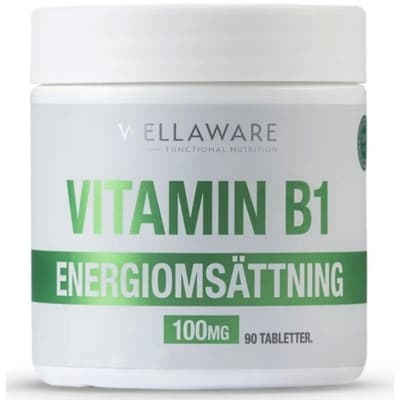 Wellaware Vitamin B1 90 Tabletter – Tryggt basval – vitamin b1 tiamin bäst i test 2026