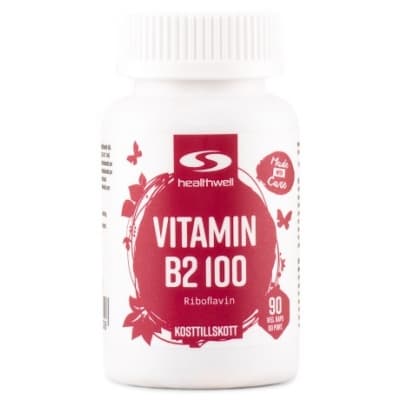 Healthwell Vitamin B2 100 – Bäst i test – vitamin b2 riboflavin bäst i test 2026