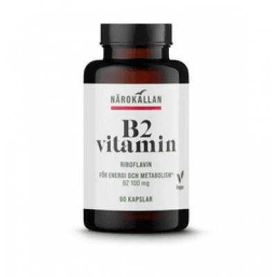 Närokällan B2 Riboflavin 100 Mg 90 Kapslar – Prispressad vinnare – vitamin b2 riboflavin bäst i test 2026
