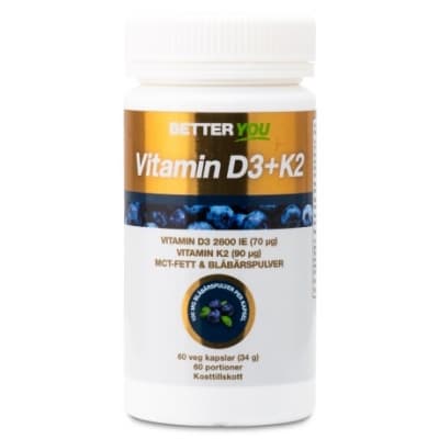 Better You Vitamin D3 + K2 – Bäst i test – vitamin d3 k2 bäst i test 2026
