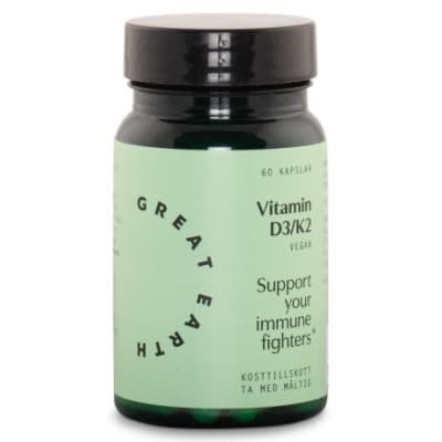 Great Earth Vitamin D3/k2 – Populär bland köpare – vitamin d3 k2 bäst i test 2026