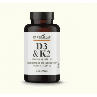 Närokällan D3 & K2 – Toppklassval – vitamin d3 k2 bäst i test 2026
