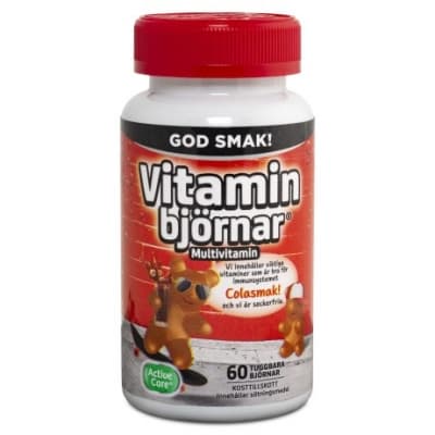 Active Care Vitaminbjörnar Cola – Godaste valet – vitaminbjörnar bäst i test 2026