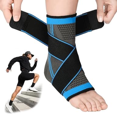 Sportfotled, 1 st justerbar ortopedisk fotled, elastiskt och andningsbart fotledsstöd, fotledsskydd för ligamentskador, ger stöd och enkel smärta