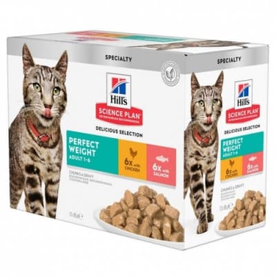 Adult Perfect Weight Våtfoder Med Kyckling Och Lax För Katt – Prispressat fynd – whiskas kattmat bäst i test 2026