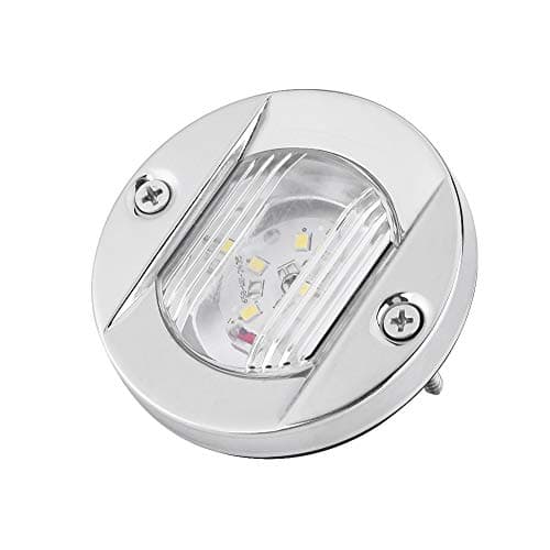 Akozon LED Stern Light 12V Marine Boat Transom Vit LED Rostfritt stål Vattentätt Ankare Navigationsljus – Bästa för pengarna – akterlampa båt bäst i test 2026