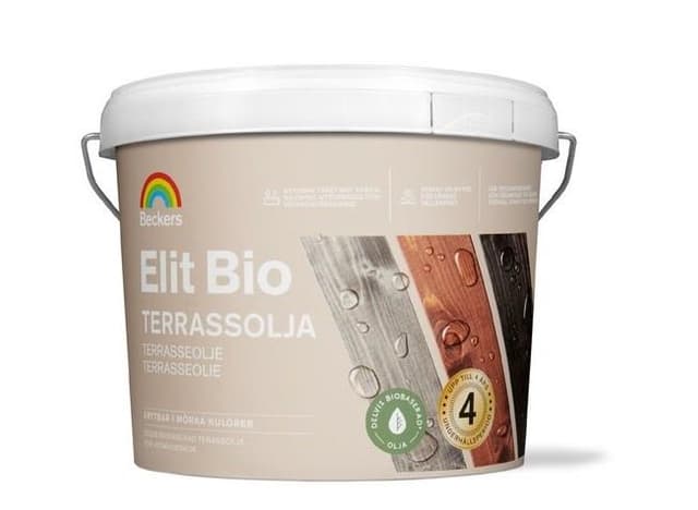 Beckers Elit Bio Terrassolja (valfri kulör) – Bäst miljövänlig – altanolja bäst i test 2026