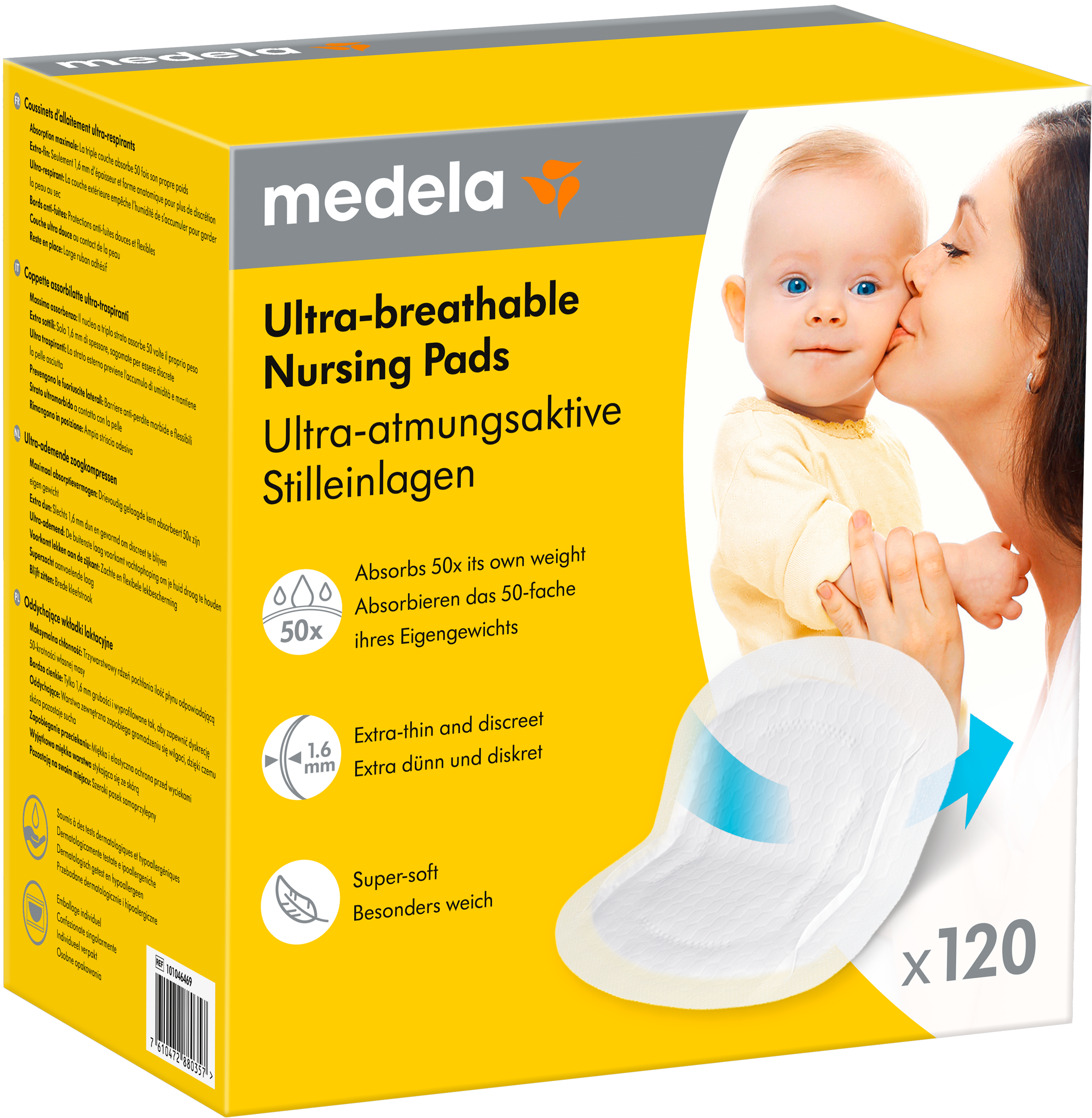 Medela Ultraandningsbara 120 st – Bäst i test – amningsinlägg bäst i test 2026
