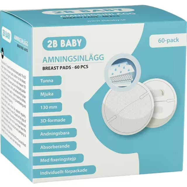 2B Baby 3D-amningsinlägg – Budgetval – amningsinlägg bäst i test 2026