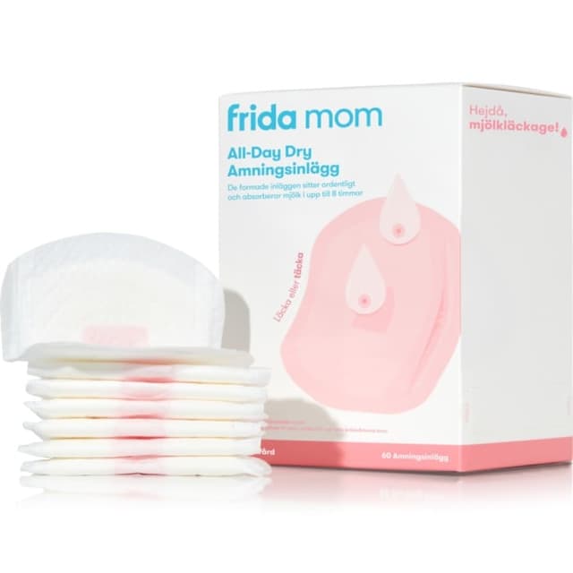 FridaMom All-Day Dry – Bästa långtidsskydd – amningsinlägg bäst i test 2026