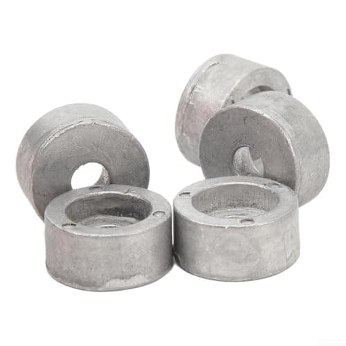Zinkanod för Suzuki utombordare 4T-motorer 9,9-300 HP, kompatibel med 55321-87J01 och 55321-87J00, 5-pack rund båtmotor – Bästa lyxval – anod båt bäst i test 2026