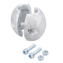 AB Tools 440 ml zink klämma på sakri Anod för 1 tums axel saltvatten båt propeller