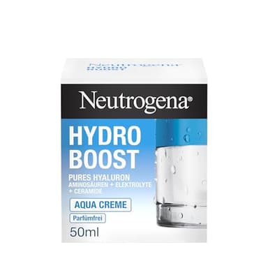 Neutrogena Hydro Boost Ansiktskräm, aqua med hyaluron, olje- och parfymfri, för torr hud, 50 ml