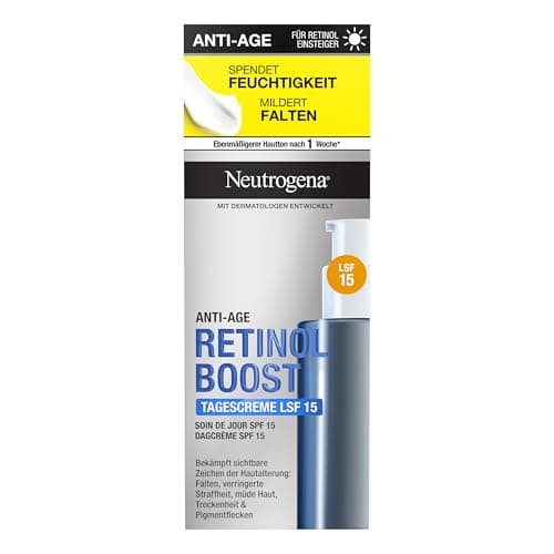 Neutrogena Retinol Boost dagkräm med retinol och hyaluronsyra, anti-rynkvård med SPF 15, 50 ml – Bäst i test – ansiktskräm med spf15 bäst i test 2026