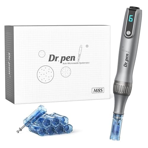 Dr. Pen M8S Microneedling Pen, Original Dr. pen Updated M8S Wireless Microneedling Machine Professional Microneedle Pen Kit for Face Body Hair Beard Growth Gift Women - 8 Cartridges – mikronål ansiktsmaskin bäst i test 2026