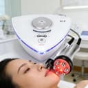 2-i-1 RF ansiktsmaskin, multipolär radiofrekvens skönhetsmaskin radiofrekvens ansiktsmassage för borttagning av hudföryngring rynkor, hudvård ansiktslyft ansiktsmaskin