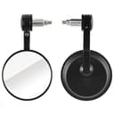 Evermotor universell motorcykel rund backspegel styrspegel spegel set E-godkänd E-Mark fyrhjuling ATV moped