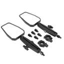 Universella motorcykelspeglar, 1 par 360° justerbara sidospeglar, sidospeglar för styre aluminiumlegering för dirtbike fyrhjuling ATV