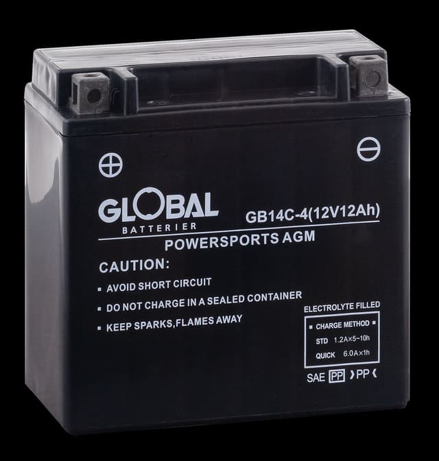 YTX14-BS 12V 12 Ah – Bäst för vibrationstålighet – atv-batteri bäst i test 2026