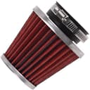 Evermotor Universal rött dubbellager luftfilter motorcykel skoter ATV moped fyrhjuling 34 mm 35 mm 36 mm