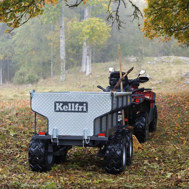 Tippvagn 1420 kg elhydraulisk – Bäst med elhydraulisk tipp – atv-släpvagn bäst i test 2026