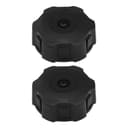 VGOL 2 delar innerdiameter 40 mm motorcykel bränsletanklock svart plast bränslefyllare gaslock kompatibel med 50CC 70CC 90CC 110CC 125CC ATV fyrhjuling