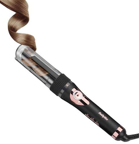 BaByliss Curl Secret Lite - Automatisk Locktång, Enkel Snabb hårstyling, 5 Värmeinställningar upp till 210 °C - Svart & Rose Gold, C1031E – Bäst i test – automatisk locktång bäst i test 2026