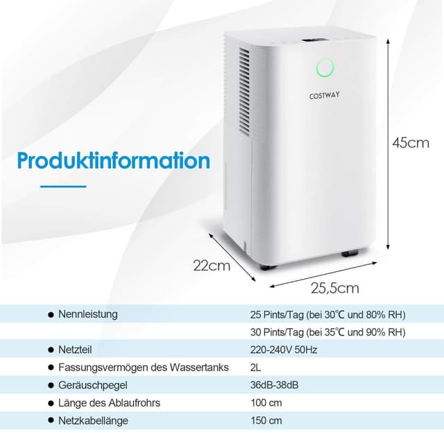CWY 15 L Avfuktare – Budgetval – avfuktare husvagn bäst i test 2026