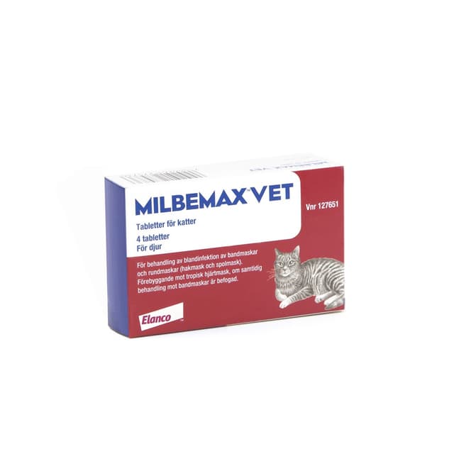 Milbemax vet för katter (4 st) – Bäst i test – avmaskning för katt bäst i test 2026