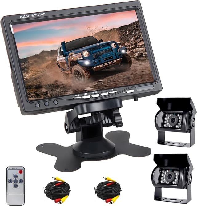 RV Backkamerasystem med dubbla kameror – Bästa för husbilskonfiguration – backkamera husbil bäst i test 2026