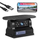 Solar wifi backkamera magnetiskt batteri 1 0000 mAh laddning typ C-skärm 7" IP68 vattentät nattseende lastbil/husvagn/buss/släpvagn