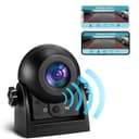 MSTING WiFi magnetisk trådlös backupkamera omvänd kamera IP68 vattentät backkamera anslutningskamera för släpvagnar, resesläpvagnar med smart app intelligent kompatibel med Android och iPhone