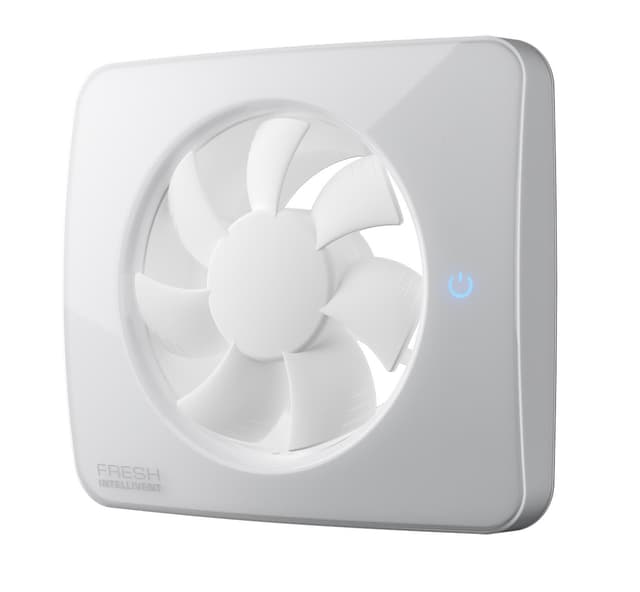 Fresh Intellivent Sky Vit – Bästa mellanklass – badrumsfläkt fuktstyrning bäst i test 2026