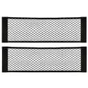 Bagagelucka nätväska 2 delar bil bagagenät, 80 x 25 cm, universal bagagelucka skyddsnät elastisk bagagelucka förvaring nät med kardborreband för bil/SUV bagagenät av nylon
