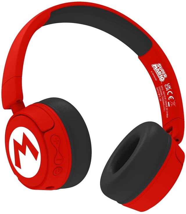 Super Mario trådlösa barnhörlurar – Bästa licensmotiv – barnhörlurar (volymgräns) bäst i test 2026