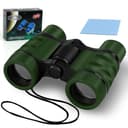 OSDUE kikare för barn, kompakt kikare, halkfri bärbar minikikare för barn, optimal presentleksak för pojke och flicka, för fågelskådning, camping, vandring, utomhusaktiviteter