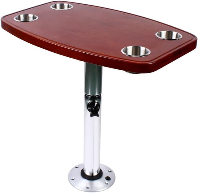 Teleskopiskt bord med ek – Bäst med ekträskiva – båtbord bäst i test 2026