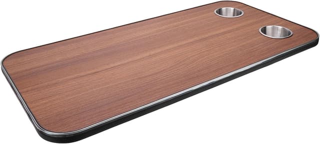 Massivt träbord med kopphållare – Bästa i massivt trä – båtbord bäst i test 2026