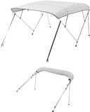 VEVOR Bimini Top 4 bågar ljusgrå