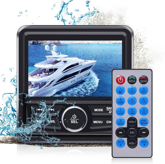 Geloo Marin MP5-stereo – Bäst med display – båtstereo bäst i test 2026